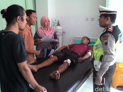 Penjual Tempe Terserempet Mobil Rombongan Wagub Jateng di Purworejo