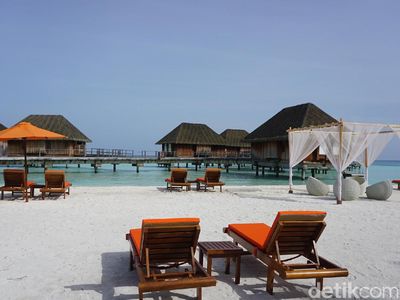 Foto: Pantai di Maldives Bikin Nggak Mau Pulang