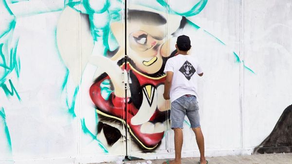 Mural-mural Artistik di Tropica Festival 2017