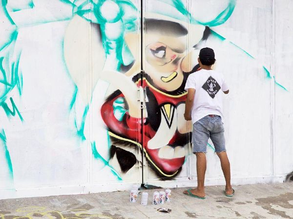 Mural-mural Artistik di Tropica Festival 2017
