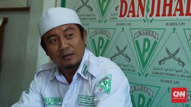 Maman Suryadi, Panglima Besar Laskar Pembela Islam (LPI).