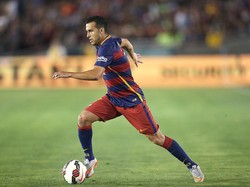 Pedro Rodriguez lahir di Barcelona dan kemudian meniti karier di akademi Blaugrana. Usai meraih sederet gelar juara, ia dilepas Barca ke Chelsea pada 2015. (Foto: Stephen Dunn/Getty Images)