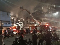 Kebakaran di Ruko Kebon Kelapa Diduga karena Korsleting Listrik