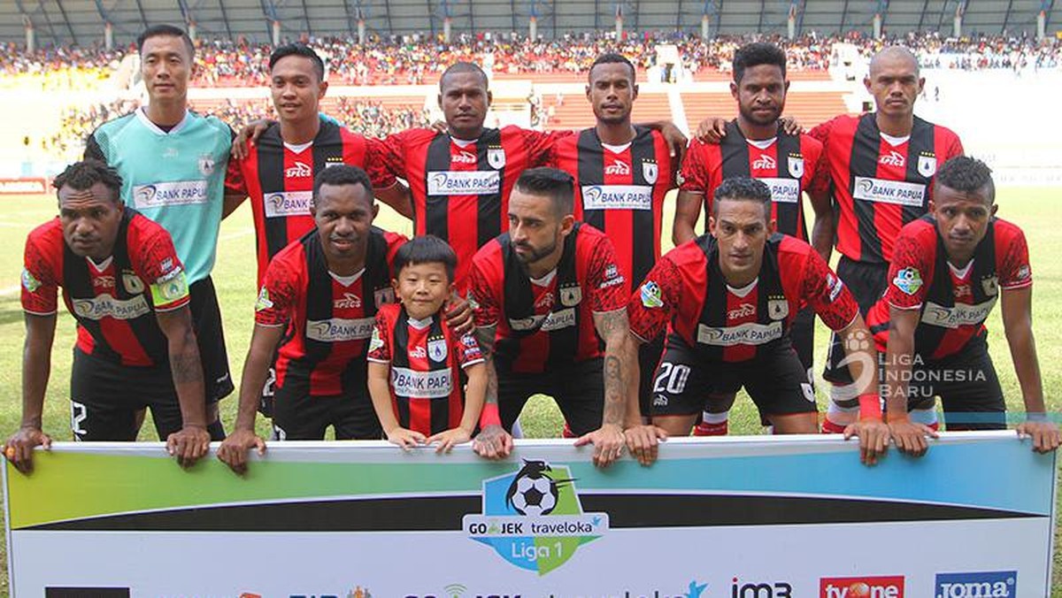 Persipura di Liga 1 2017 (Foto: dok. PT Liga Indonesia Baru)