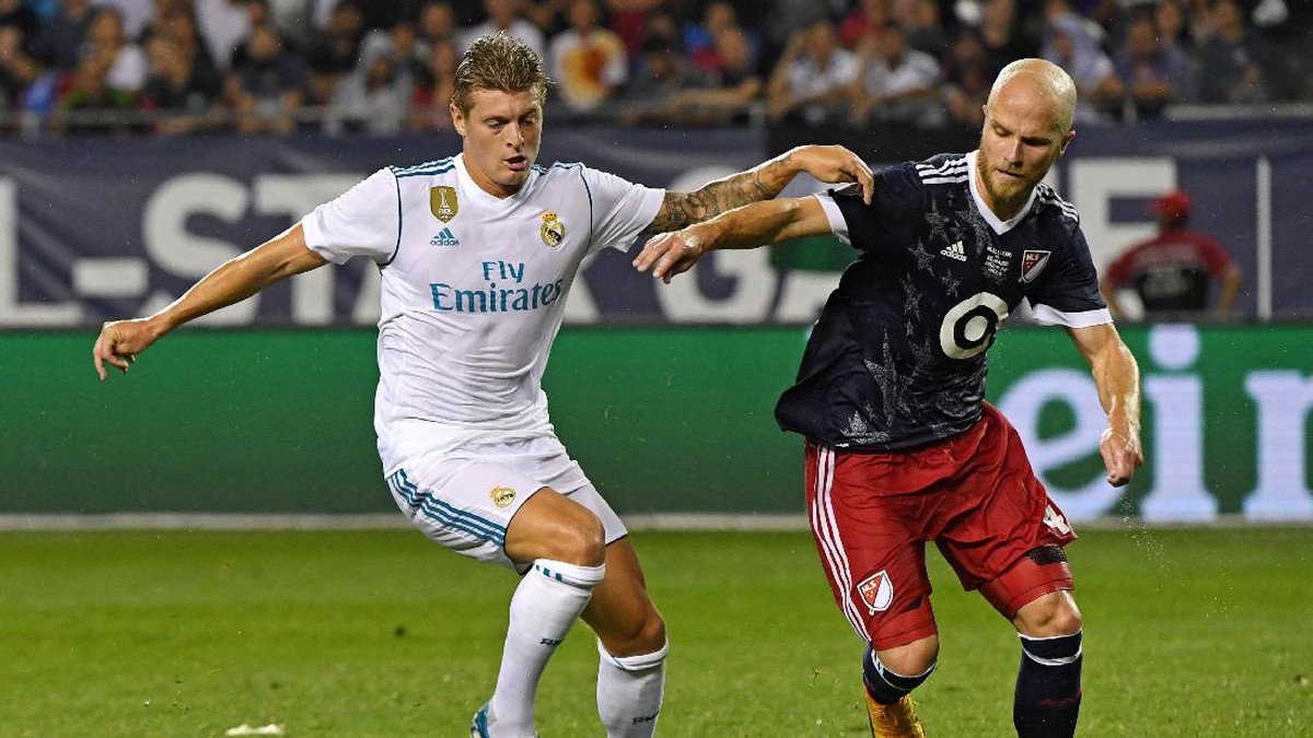 Real Madrid menang lewat adu penalti melawan MLS All-Stars (Foto: Mike DiNovo-USA TODAY Sports)