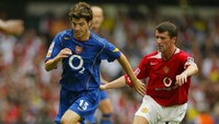 Cecs Fabregas menjadi pemain termuda (17 tahun 3 bulan 4 hari) yang turun di Community Shield. Dia membela Arsenal di laga melawan MU di edisi tahun 2004. (Jim Watson/AFP)