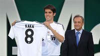 Di tahun 2009 Kaka sempat menjadi pemain termahal dunia saat Madrid memboyongnya dari AC Milan dengan kisaran harga yang kabarnya menembus 80 juta euro (konversi kurs saat ini sekitar Rp 1,26 triliun). (Foto: Denis Doyle/Getty Images)