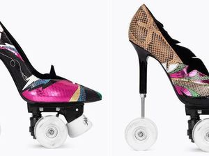 Saint Laurent Rilis Sepatu Unik, Gabungan Stiletto dan Sepatu Roda Saint Laurent Rilis Sepatu Unik, Gabungan Stiletto dan Sepatu Roda