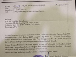 Kemenag Cabut Izin Penyelenggaraan Umrah First Travel