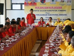 Golkar-PDIP Koalisi Berbagi Kursi Bupati dan Wabup Jombang 2018