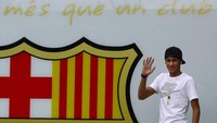 4. Neymar, dari Santos ke Barcelona seharga 88 juta euro pada 2013/2014. Foto: Lluis Gene/AFP