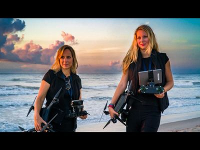 Deretan Foto Keren Jepretan Ibu-Anak via Drone