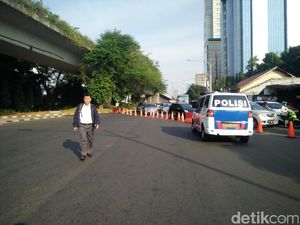 Ada Rekayasa Lalin, Kendaraan dari Gatsu ke Kalibata Dialihkan