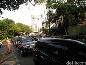 Rekayasa Lalin di Pancoran, Arus Kendaraan ke Tebet Padat