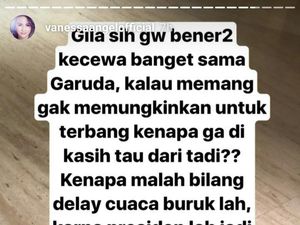 Disoal Vanessa Angel, Garuda Delay karena Masalah Teknis
