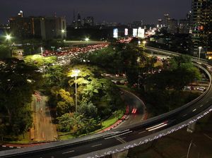 Foto: Tempat Paling Asyik Lihat Jembatan Susun Semanggi
