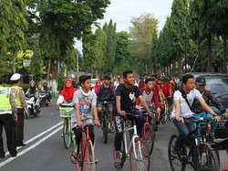 Tekan Angka Laka, Dishub Kediri Canangkan  Bersepeda ke Sekolah