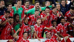 Momen-Momen Bayern Menangi Piala Super Jerman
