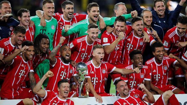 Momen-Momen Bayern Menangi Piala Super Jerman