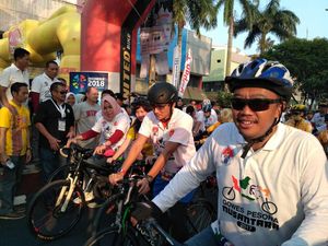 Gowes Nusantara Sampai di Ibukota, Menpora Puji Partisipasi Warga Jakarta