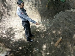 Ditemukan Mortir di Ponorogo, Penanganan Ditanam di Belakang Polsek