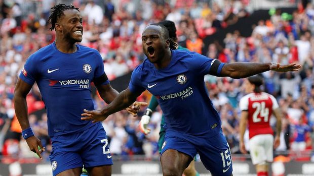 Kecepatan Victor Moses jadi kunci serangan balik timnas Nigeria.