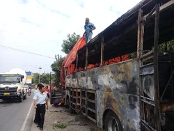 Polisi Belum Temukan Pemilik Motor Penyebab Sugeng Rahayu Terbakar