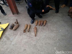 Polisi Amankan 10 Granat Aktif di Kawasan Industri Tangerang