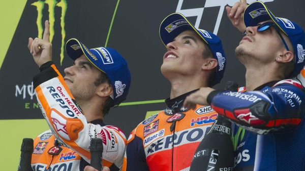 Podium MotoGP Republik Ceko Milik Trio Spanyol