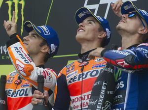 Podium MotoGP Republik Ceko Milik Trio Spanyol