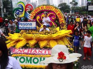 Tomohon International Flower Festival Tampil Lebih Spektakuler