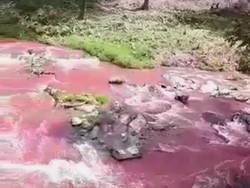 Penjelasan Pemkot Pematangsiantar soal Sungai Berubah Jadi Merah