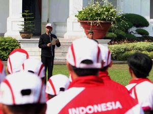Jokowi Lepas Kontingen SEA Games 2017