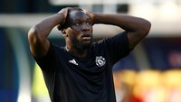 Laga ini jadi kesempatan buat Romelu Lukaku untuk kembali unjuk ketajaman. Sejak dibeli dari Everton, striker asal Belgia ini telah membuat tiga gol. (Foto: REUTERS/Peter Cziborra)