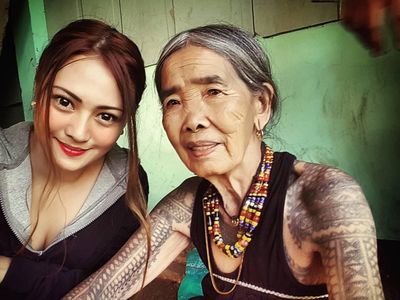 Pelukis Tubuh dari Filipina Berumur Seabad yang Legendaris