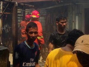 Rumah Terbakar di Matraman, 9 Mobil Damkar Diluncurkan