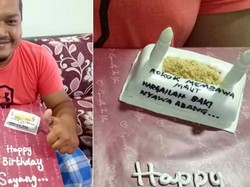 Suaminya Perokok, Wanita Ini Kirim Peringatan Bahaya Rokok Lewat Kue Ultah