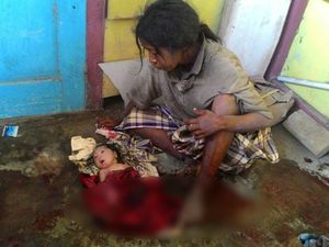 Gelandangan Melahirkan Seorang Diri di Trenggalek Warga Magelang