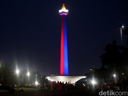 Monas Dibuka Saat Malam Tahun Baru, Ada Atraksi Air Mancur Menari