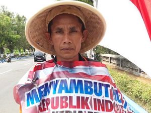 Warga Wonosobo, Mahmudin Jalan Kaki ke Jakarta Ingin Bertemu Jokowi