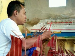 Berawal dari Hobi, Miniatur Kapal Buatan Kasdono Kini Hasilkan Uang