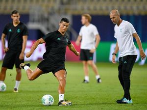Ronaldo Masih Dijerat Masalah, Zidane: Dia Tenang dan Siap Bermain