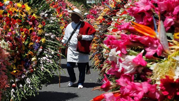Melihat Warna-warni Festival Bunga di Kolombia