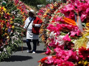 Melihat Warna-warni Festival Bunga di Kolombia Melihat Warna-warni Festival Bunga di Kolombia