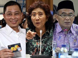 Disebut Jadi Korban Politik Kotor, Ini Aksi Jonan-Susi-Muhadjir