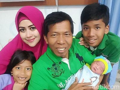 Lucunya Baby Al, Anak ke-7 Kiwil dari Rahim Istri Muda