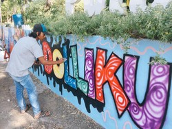 Kawasan Eks Lokalisasi di Putat Jaya Kini Makin Berwarna