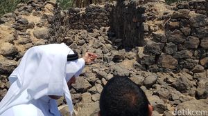 Foto : Yang Tersisa dari Benteng Era Nabi Muhammad di Madinah