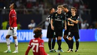 Sampai 90 menit berakhir, MU tak mampu menyamakan skor. Madrid pun tampil sebagai juara. (Foto: Getty Images Sport)