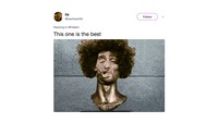 Satu lagi meme terkait ekspresi wajah Fellaini saat kena bola. (Foto: Twitter @besiktas4life)